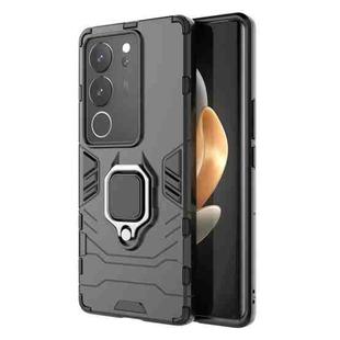 For vivo S17 / S17 Pro Magnetic Ring Holder PC + TPU Phone Case(Black)