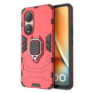 For vivo Y100 Magnetic Ring Holder PC + TPU Phone Case(Red)