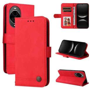 For Huawei nova 14 Skin Feel Life Tree Metal Button Leather Phone Case(Red)