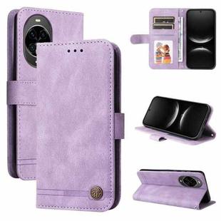 For Huawei nova 14 Skin Feel Life Tree Metal Button Leather Phone Case(Purple)