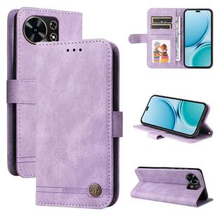 For Huawei Maimang 40 5G Skin Feel Life Tree Metal Button Leather Phone Case(Purple)