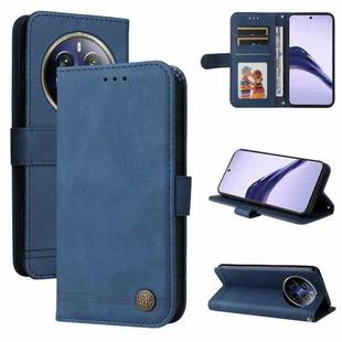 For Realme 13 Pro / 13 Pro+ / 12 Pro Skin Feel Life Tree Metal Button Leather Phone Case(Blue)