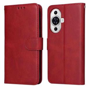 For Huawei nova 11 Pro Classic Calf Texture Flip Leather Phone Case(Red)