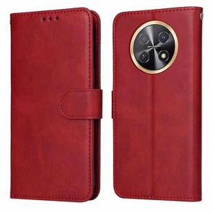 For Huawei Enjoy 60X Classic Calf Texture Flip Leather Phone Case(Red)