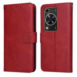 For Huawei Enjoy 70 Classic Calf Texture Flip Leather Phone Case(Red)