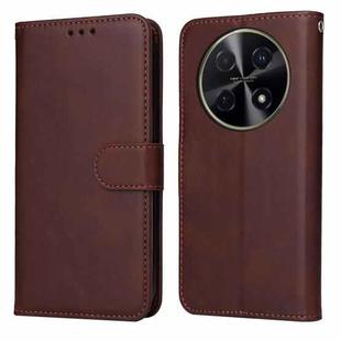 For Huawei Enjoy 70 Pro Classic Calf Texture Flip Leather Phone Case(Brown)