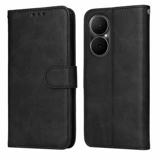 For Huawei Enjoy 80 Classic Calf Texture Flip Leather Phone Case(Black)