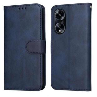 For OPPO A1 5G Classic Calf Texture Flip Leather Phone Case(Blue)