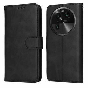 For OPPO Find X6 Classic Calf Texture Flip Leather Phone Case(Black)
