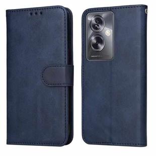 For OPPO A79 5G Classic Calf Texture Flip Leather Phone Case(Blue)