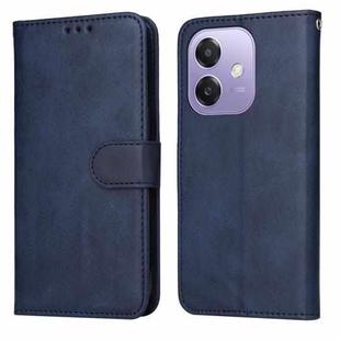 For OPPO A3x 4G / A3x 5G India Classic Calf Texture Flip Leather Phone Case(Blue)