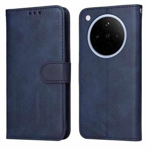 For OPPO Find X8 Classic Calf Texture Flip Leather Phone Case(Blue)