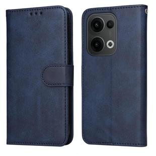 For OPPO Reno13 Global Classic Calf Texture Flip Leather Phone Case(Blue)