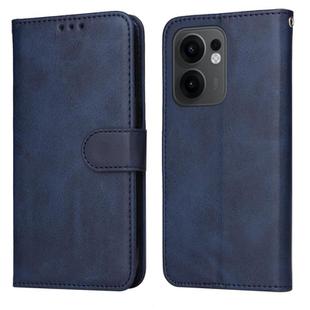 For OPPO Reno13 F 4G / 5G Classic Calf Texture Flip Leather Phone Case(Blue)