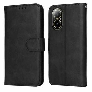 For Realme C67 4G Global Classic Calf Texture Flip Leather Phone Case(Black)