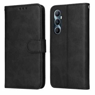 For Realme C65 4G Classic Calf Texture Flip Leather Phone Case(Black)