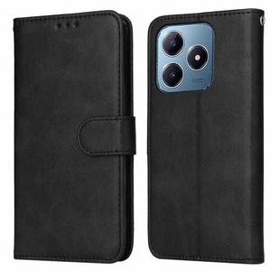 For Realme C63 / C61  / Note 60 Classic Calf Texture Flip Leather Phone Case(Black)