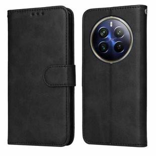 For Realme 13 Pro / 13 Pro+ / P1 Pro Global Classic Calf Texture Flip Leather Phone Case(Black)