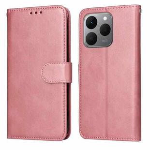 For Realme 15T 5G Classic Calf Texture Flip Leather Phone Case(Rose Gold)