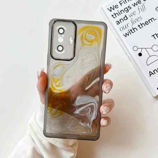 For Xiaomi Redmi K40 Gaming Oil Painting Electroplating TPU Phone Case(Grey)