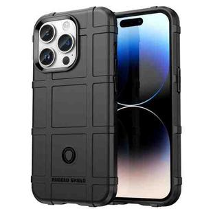 For iPhone 15 Pro Full Coverage Shockproof TPU Phone Case(Black)