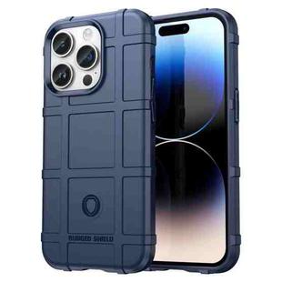 For iPhone 15 Pro Full Coverage Shockproof TPU Phone Case(Blue)