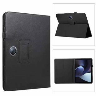 For OPPO Pad 2 2023 Litchi Texture Leather Tablet Case(Black)