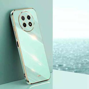 For Huawei Enjoy 60X XINLI Straight Edge 6D Electroplate TPU Phone Case(Mint Green)