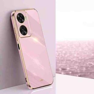 For Huawei Nova 11 SE XINLI Straight Edge 6D Electroplate TPU Phone Case(Cherry Purple)