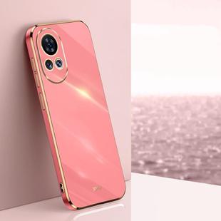 For Huawei nova 12 XINLI Straight Edge 6D Electroplate TPU Phone Case(Hawthorn Red)