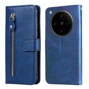 For OPPO Find X8 Pro Fashion Calf Texture Zipper Leather Phone Case(Blue)