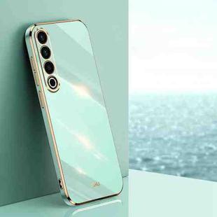 For Meizu 20 Pro 5G XINLI Straight Edge 6D Electroplate TPU Phone Case(Mint Green)