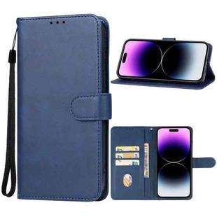 For iPhone 15 Pro Leather Phone Case(Blue)