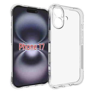 For iPhone 17 Shockproof Non-slip Thickening TPU Phone Case(Transparent)