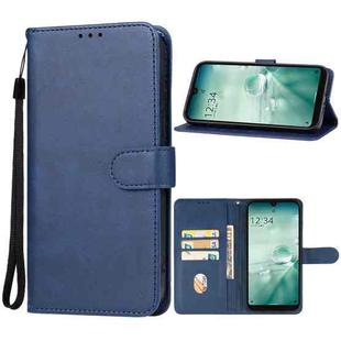 For Sharp Aquos Wish 3 Leather Phone Case(Blue)