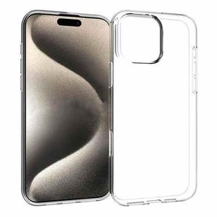 For iPhone 16 Pro Max Waterproof Texture TPU Phone Case(Transparent)