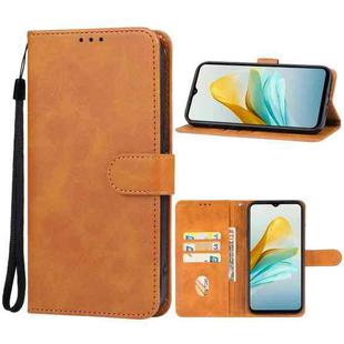 For ZTE Blade A53 Pro Leather Phone Case(Brown)