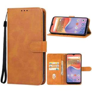 For ZTE ZMAX 11 Leather Phone Case(Brown)