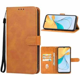 For ZTE Blade V50 Vita Leather Phone Case(Brown)