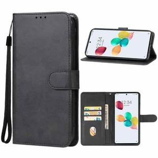 For ZTE Anshin Family/JP Version/A303ZT Leather Phone Case(Black)