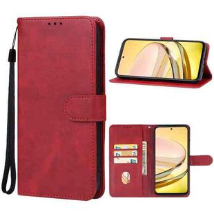 For ZTE Axon 60 Leather Phone Case(Red)