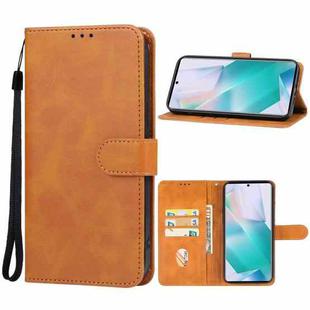 For CUBOT Hafury Meet Leather Phone Case(Brown)