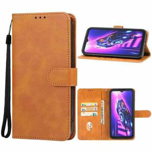 For CUBOT KingKong X Leather Phone Case(Brown)