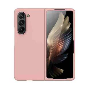 For Samsung Galaxy Z Fold5 Fuel Injection PC Skin Feel Phone Case(Pink)