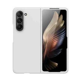 For Samsung Galaxy Z Fold5 Fuel Injection PC Skin Feel Phone Case(White)