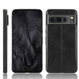 For Google Pixel 8 Pro Sewing Cow Pattern Skin PC + PU + TPU Phone Case(Black)