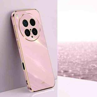 For vivo X200 Ultra XINLI Straight Edge 6D Electroplate TPU Phone Case(Cherry Purple)
