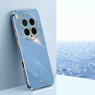 For vivo X200 Ultra XINLI Straight Edge 6D Electroplate TPU Phone Case(Celestial Blue)