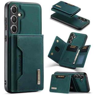 For Samsung Galaxy S24+ 5G DG.MING M2 Series 3-Fold Multi Card Bag + Magnetic Phone Case(Green)