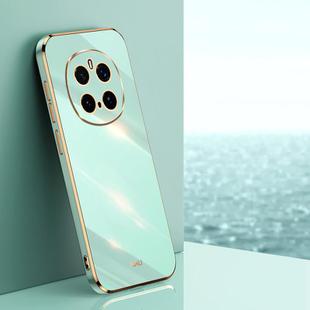 For Honor Magic7 Pro XINLI Straight Edge 6D Electroplate TPU Phone Case(Mint Green)